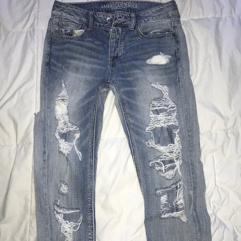 American eagle Tom girl jeans